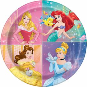Princess  9"  Plates, 8 pieces
