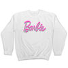 Adult Barbie Fleece Crew - White - S