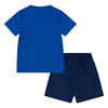 Ensemble T-shirt et Shorts Nike - Bleu Marin - Taille 2T