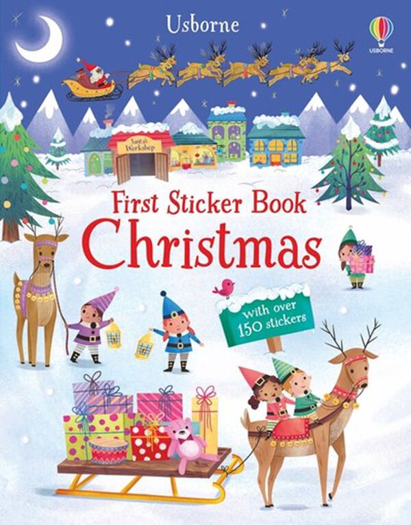First Sticker Book Christmas - Édition anglaise