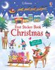 First Sticker Book Christmas - Édition anglaise