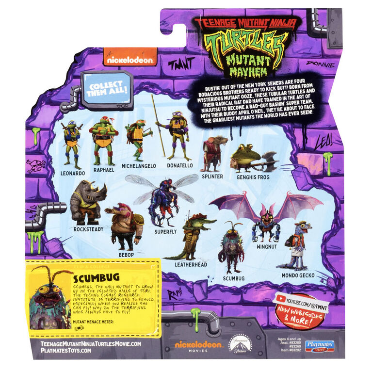 Teenage Mutant Ninja Turtles: Mutant Mayhem - Scumbug Basic Action Figure