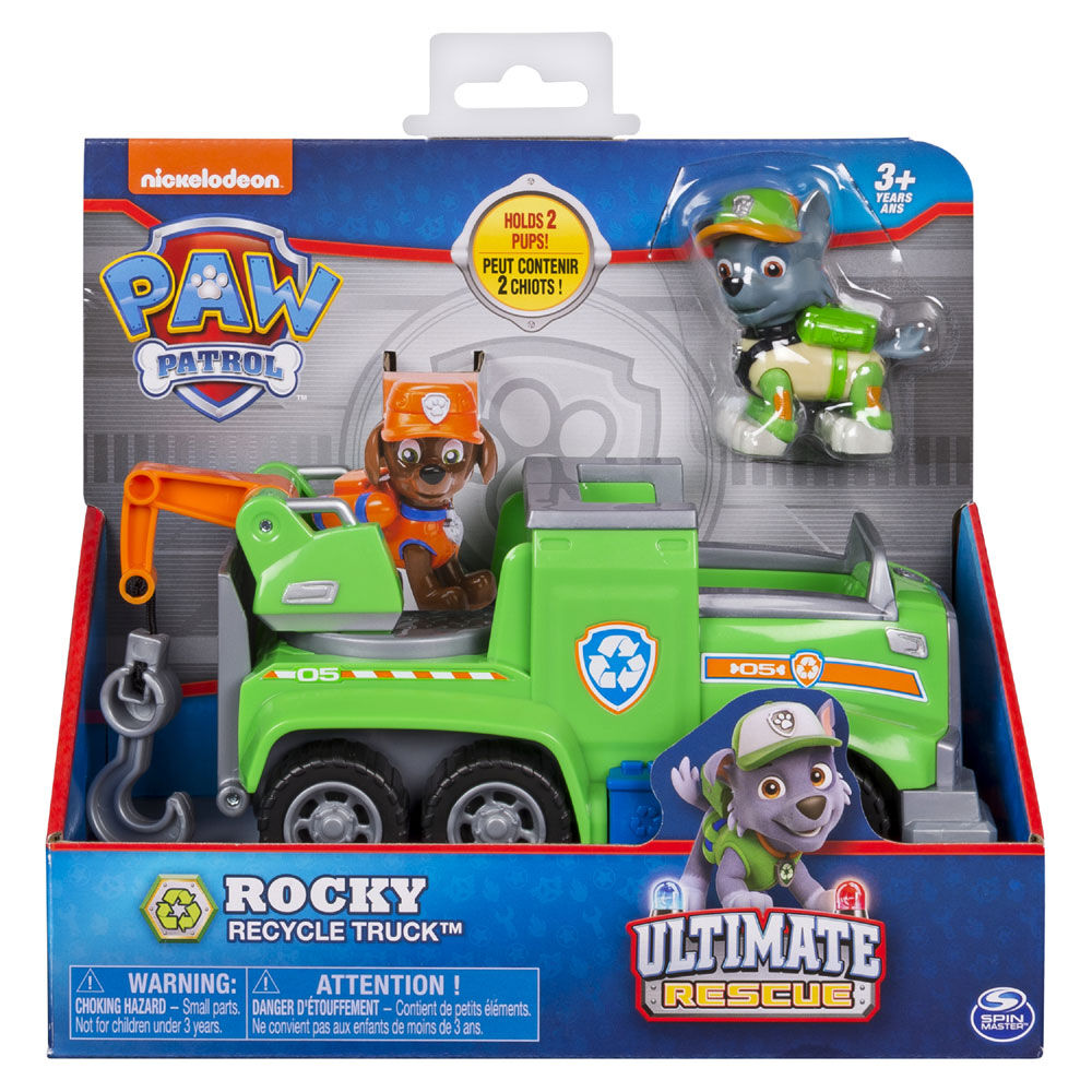 paw patrol rocky mini crane