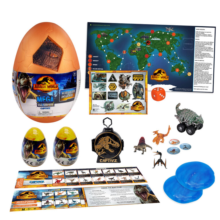 Jurassic CAPTIVZ Dominion Edition Mega Egg