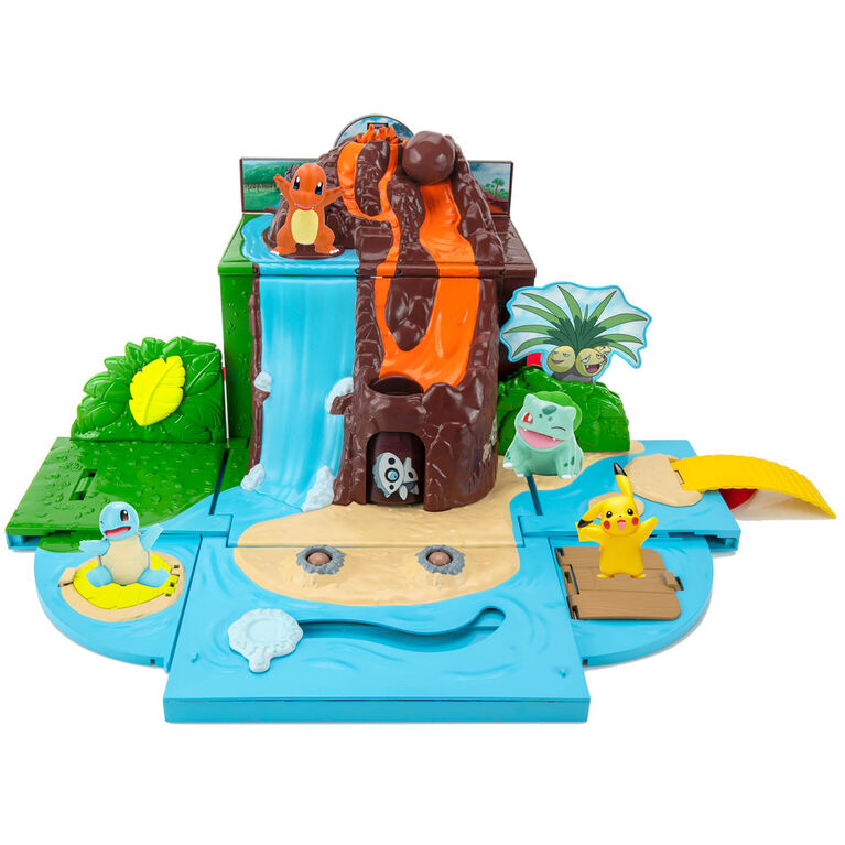 Pokémon Carry Case Volcano Playset - Includes Pikachu Figure