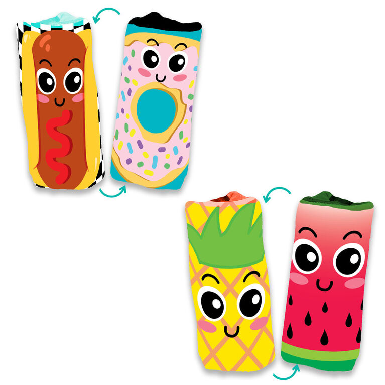 Flippin Plush Water Wiggles Fidget Toy - Food Theme