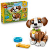 LEGO Creator 3 in 1 Cute Animals: Playful Puppy Dog Building Toy for Girls & Boys, Ages 8+ - 31382