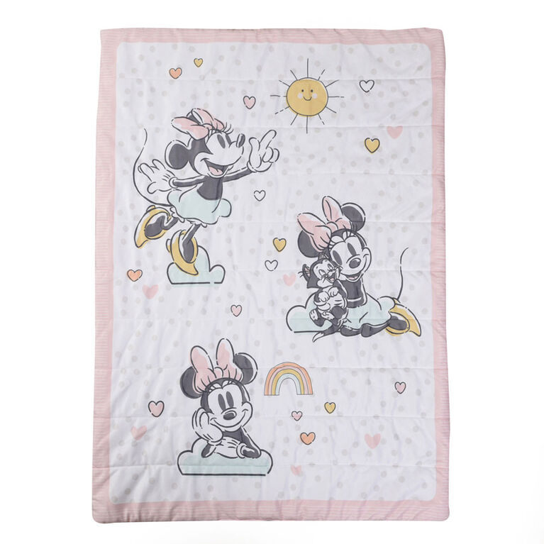 Ensemble 5 pièces pour chambre de bébé Disney Minnie Mouse