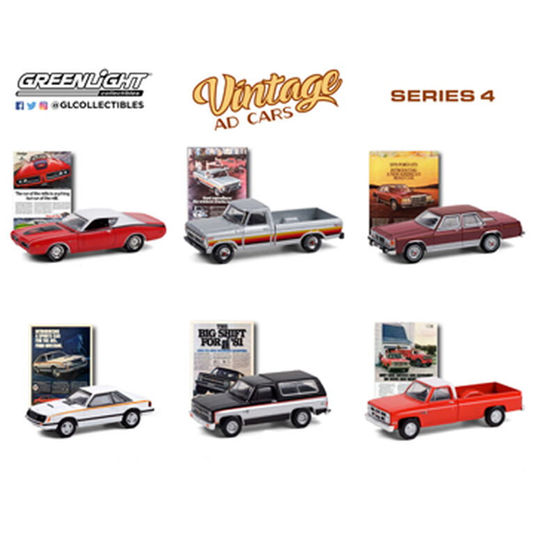 1:64 Vintage Ad Cars Series 4