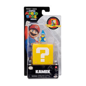Super Mario Bros Le Film - Figurine miniature 1,25" avec Bloc Point d'interrogation - Kamek
