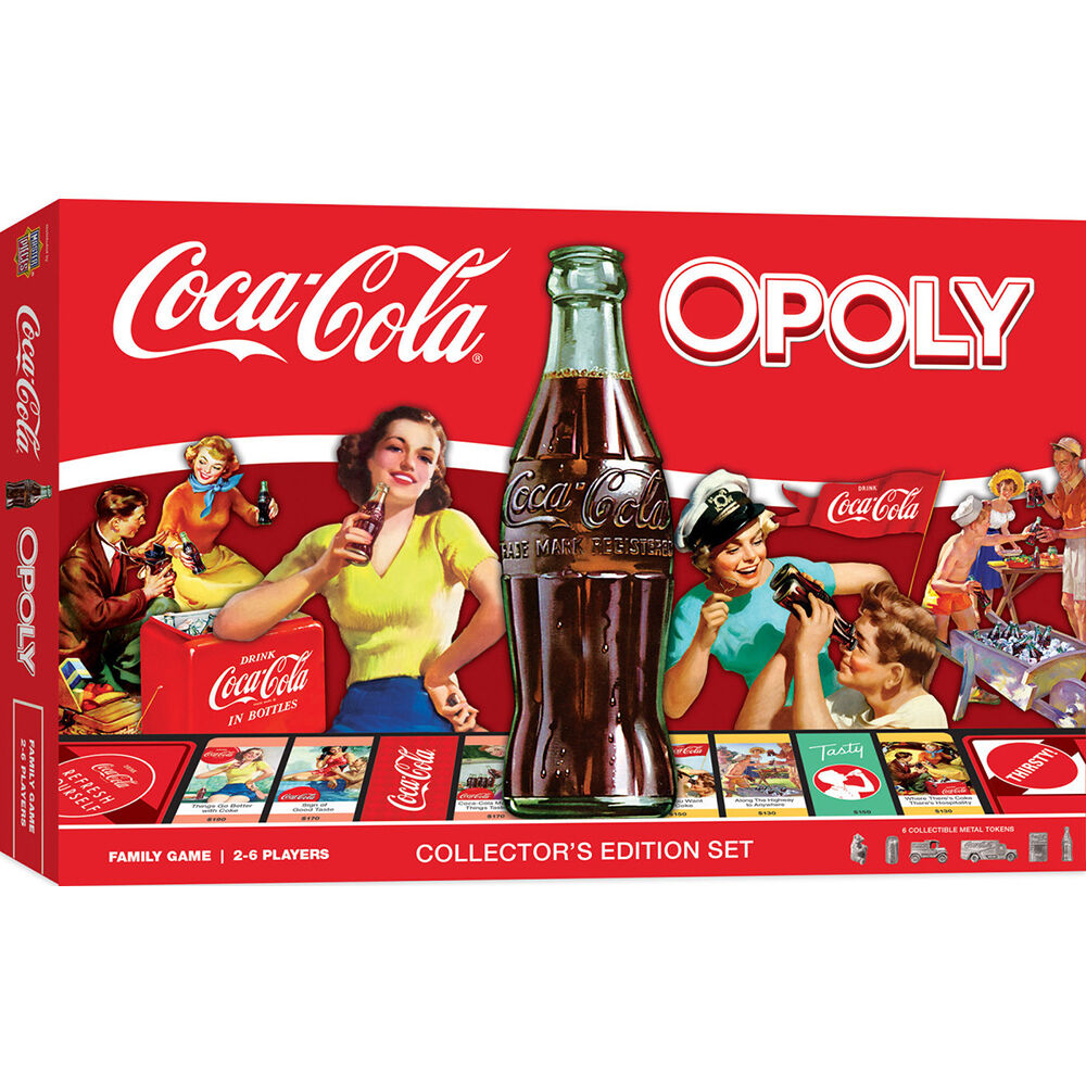 Masterpieces Puzzle Company Coca-Cola Opoly Board Game - English Edition