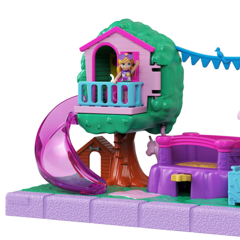 Polly Pocket Pollyville Playground Adventure Playset