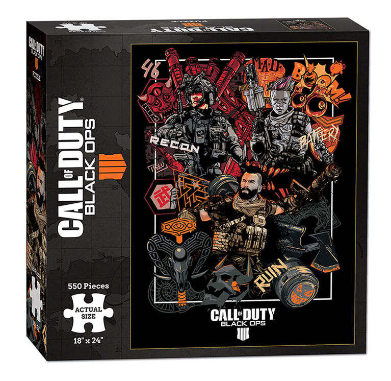 Call of Duty Black Ops 4 "Specialist" 550 Piece Puzzle - English Edition