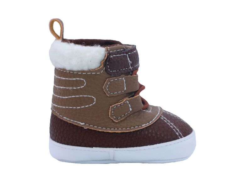 Bottillons brun pour bébé garçon de First Steps Taille 3, 6-9 mois