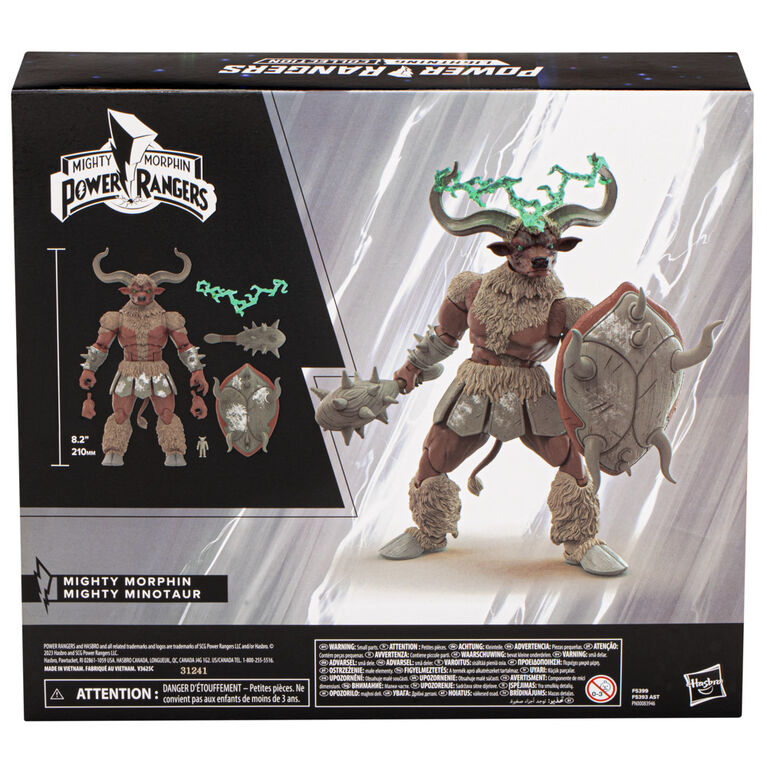 Power Rangers Lightning Collection, figurine Mighty Morphin Mighty Minotaur de 15 cm