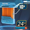 Nerf Elite 2.0 Echo CS-10 Blaster -- 24 Official Nerf Darts, 10-Dart Clip, Removable Stock and Barrel Extension, 4 Tactical Rails