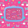Bentgo Kids Prints Leak-Proof, 5-Compartment Bento-Style Kids Lunch Box - BPA-Free and Food-Safe Materials - 2020 Collection - Rainbows and Butterflies - English Edition