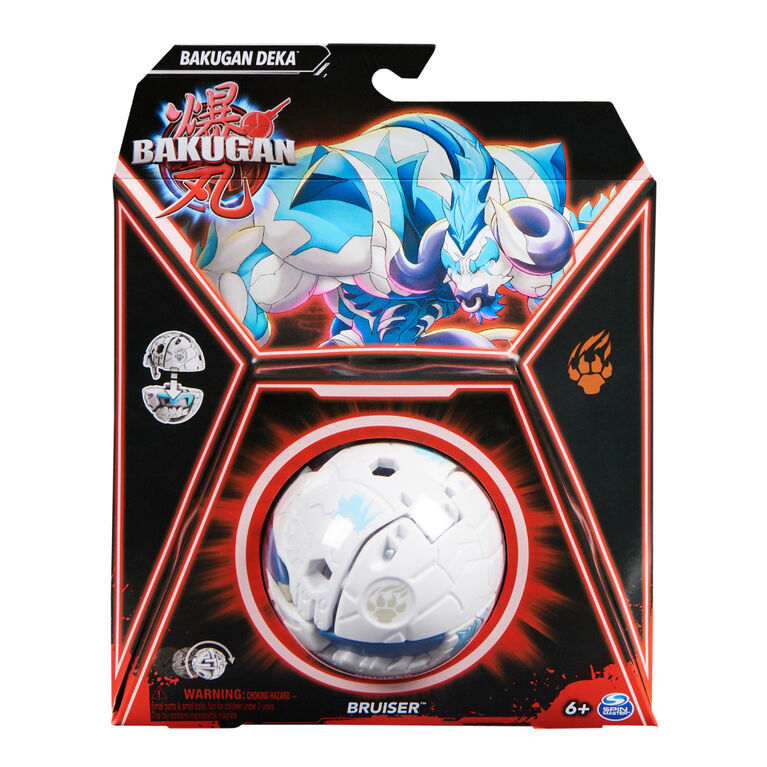 Bakugan Deka, Bruiser, Jumbo Collectible, Customizable Action Figure and  Trading Cards, Combine & Brawl