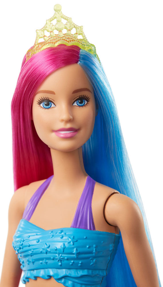 barbie mermaid blue hair