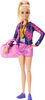 Barbie Gymnastics Playset with Blonde Fashion Doll, Balance Beam, 10+ Accessories & Flip Feature