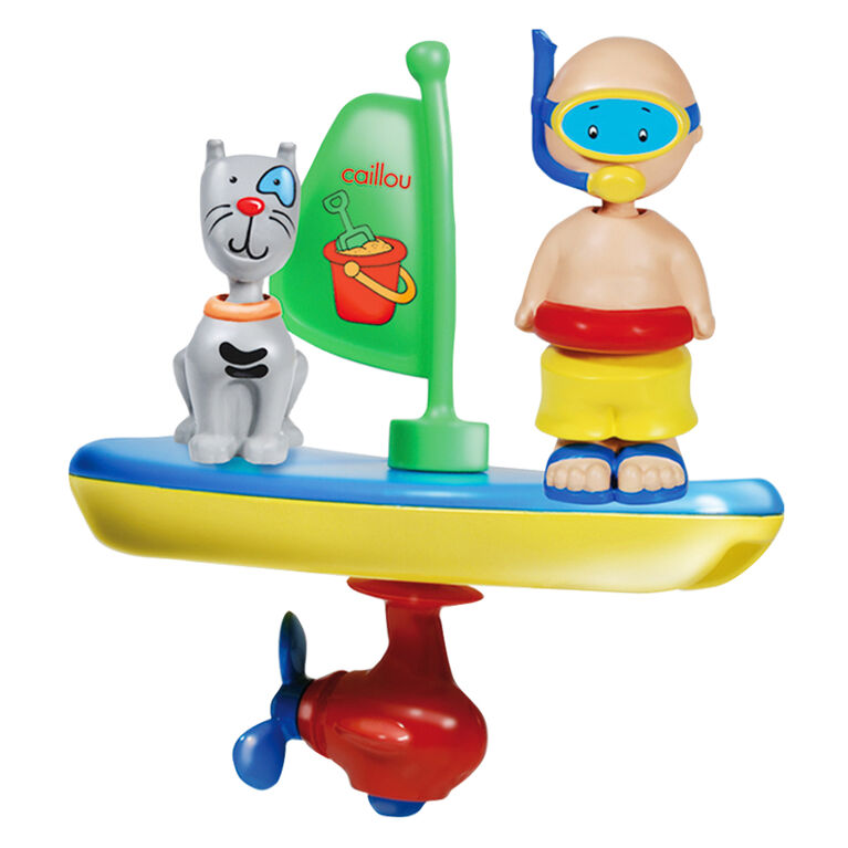 Caillou Surf N Fun Bath Toy - French Edition