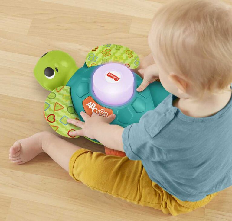 Fisher-Price Linkimals Sit-to-Crawl Sea Turtle - English Edition