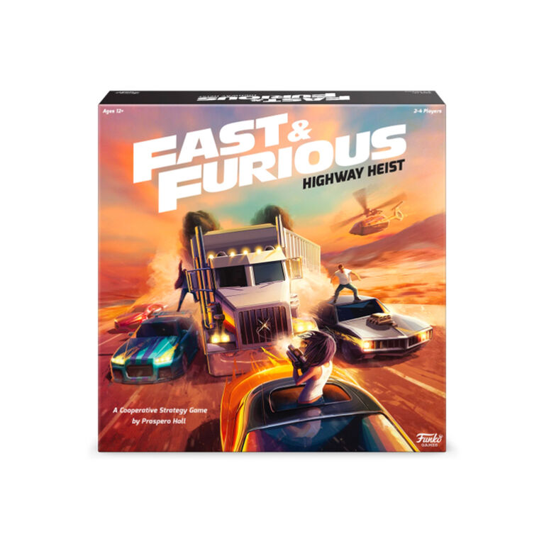 Fast & Furious: Highway Heist Board Game - English Edition