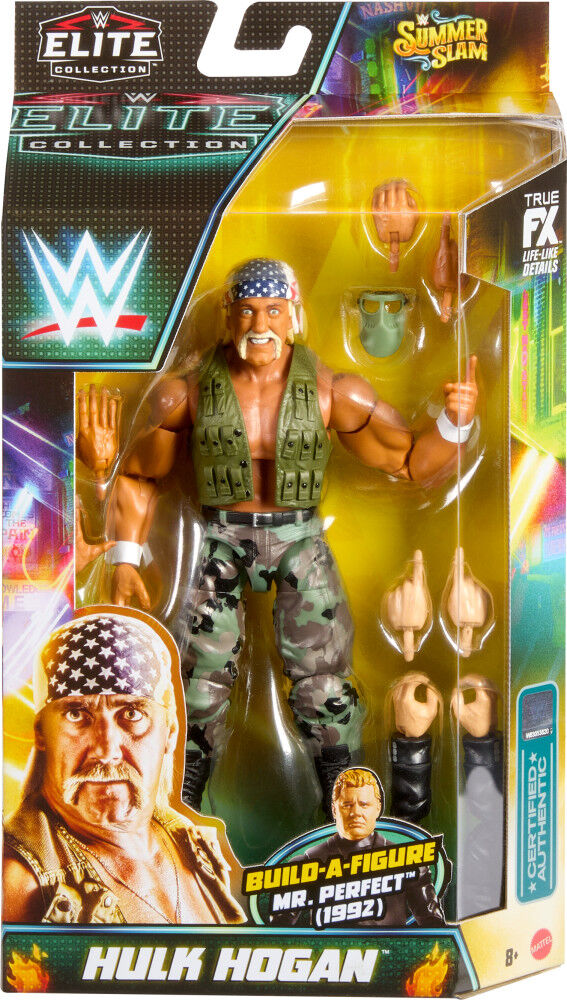 WWE Elite Action Figure SummerSlam Hulk Hogan with Build A Figure