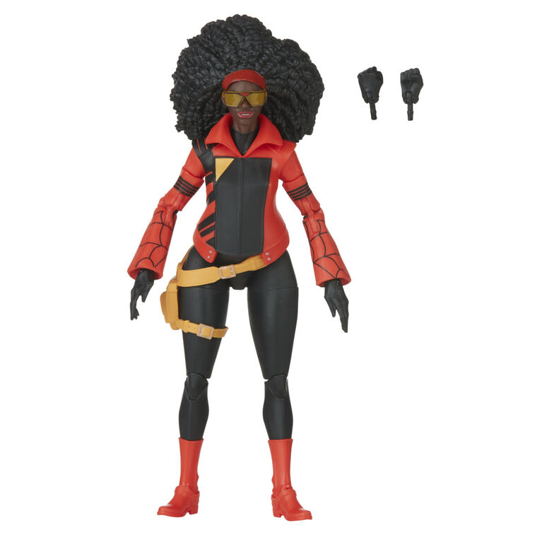 Marvel Legends Series, Spider-Man: Across the Spider-Verse (Partie 1), figurine Jessica Drew de 15 cm, 2 accessoires