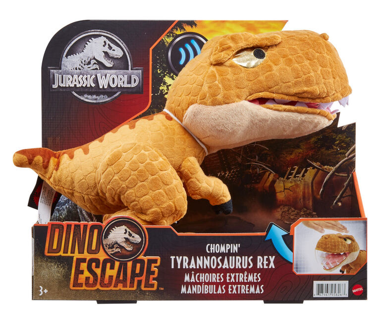Jurassic World - Peluche à Fonction - Tyrannosaure Rex Mordeur