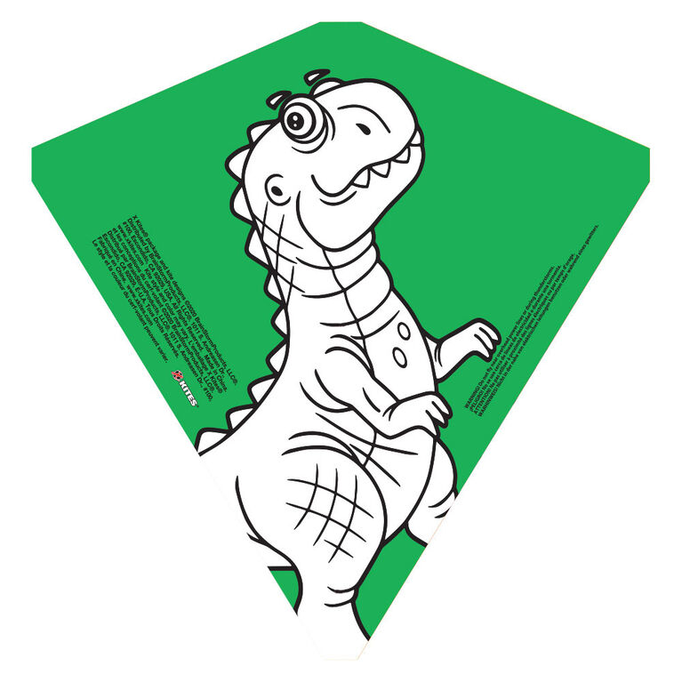 X Kites - Color-Me- Kite - T Rex