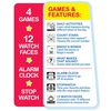 CoComelon JJ's Learning Smart Watch Toy for Kids with 3 Education-Based Games, Alarm Clock, and Stop Watch