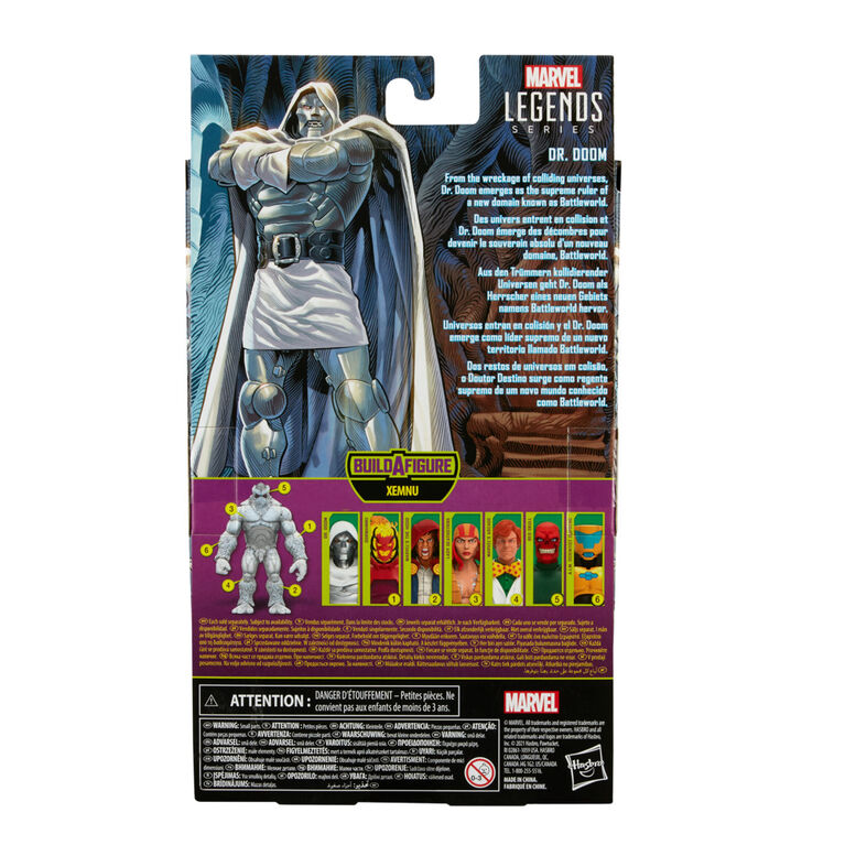 Marvel Legends Series 6-inch Collectible Action Dr. Doom Figure and 4 Accessories