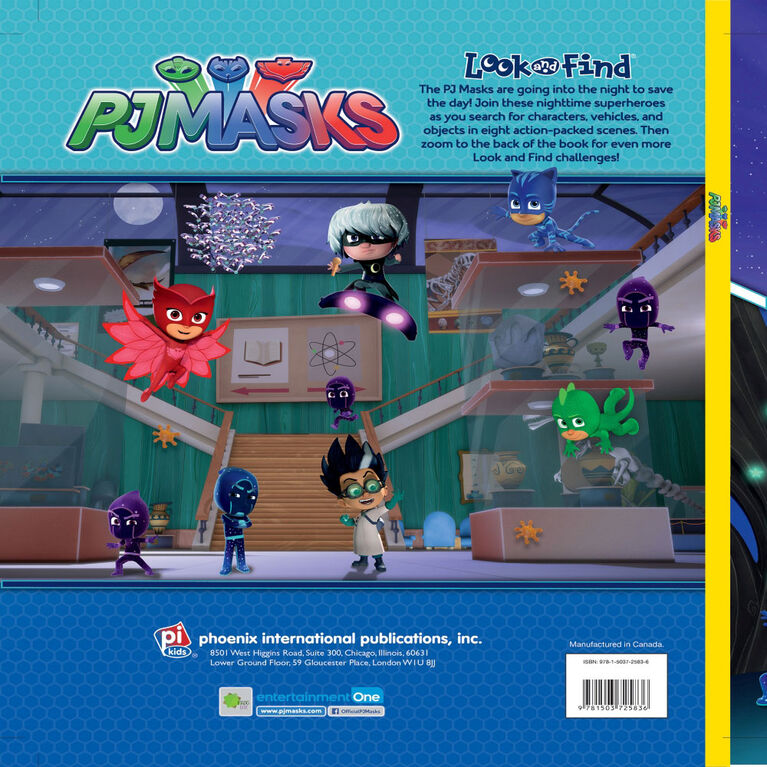 Look And Find Pj Masks - English Edition