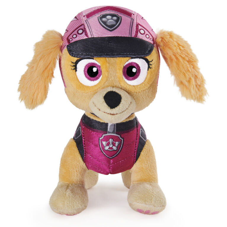 PAW Patrol, Dino Rescue Skye, Stuffed Animal Plush Toy, 8 inch
