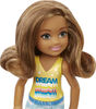 Barbie Chelsea Doll Wearing Skirt with Cloud Print