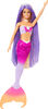 Barbie Malibu Poupée Sirène à changement de couleur, dauphin, acc.