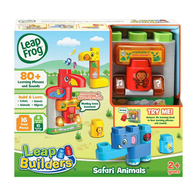 LeapFrog LeapBuilders Mes animaux rigolos - Édition anglaise