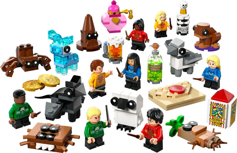 LEGO Harry Potter Le Calendrier de l'Avent 2025, Jouet de Sorcier, Cadeau de Noël Magique de Poudlard 76456