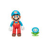 Super Mario 4 Inch Figure - Ice Mario with Ice Flower