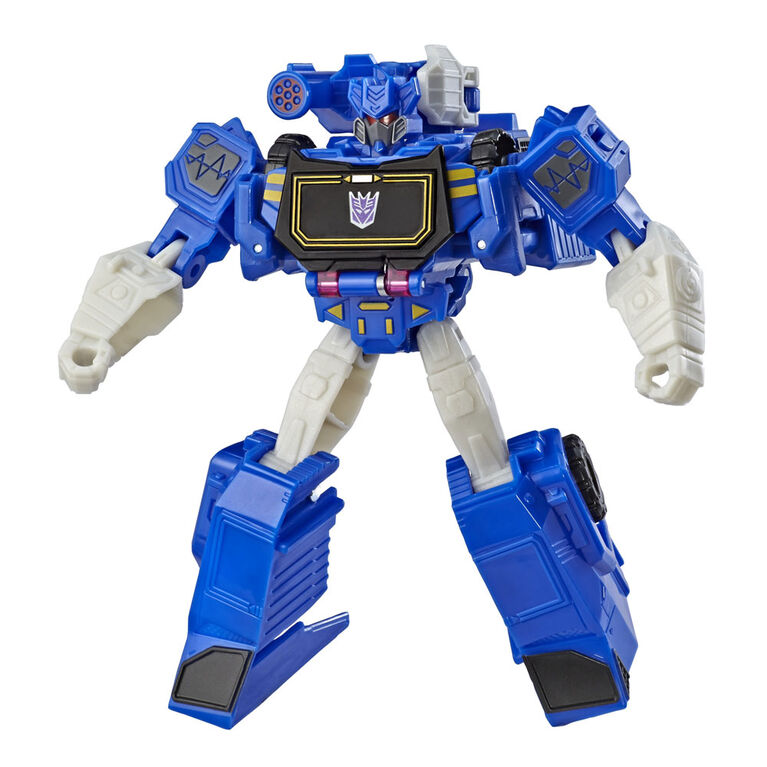Transformers Cyberverse Action Attackers: Warrior Class Soundwave Action Figure Toy