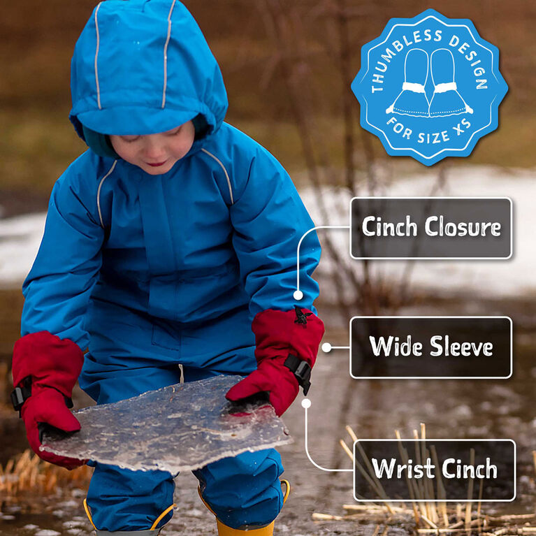 Kids Waterproof Mittens | Prairie Flowers Kids Waterproof Mittens | Prairie Flowers