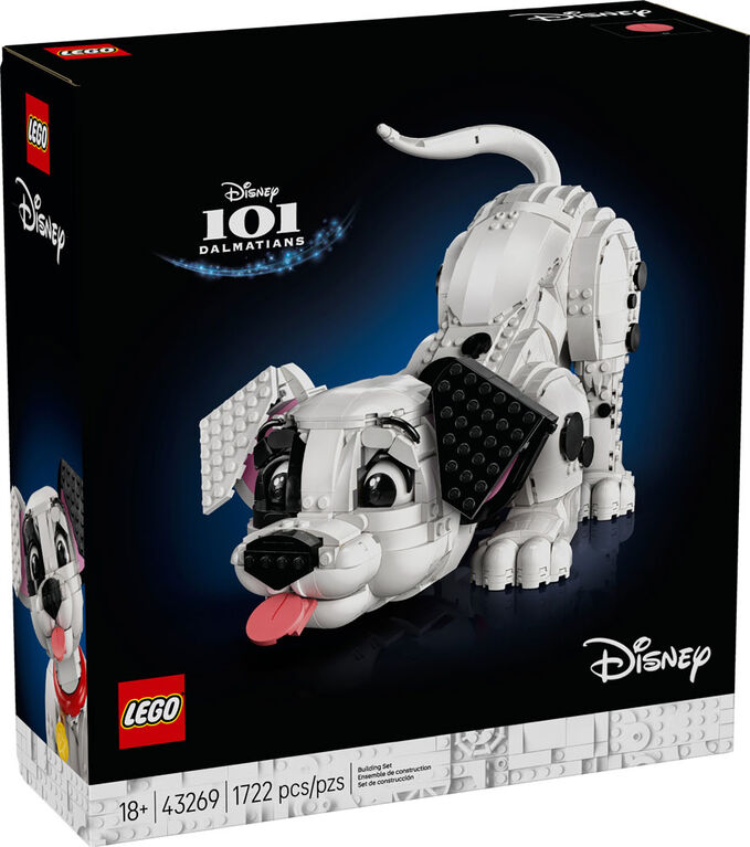 LEGO Disney Chiot des 101 Dalmatiens, Idée-Cadeau Nostalgique pour les Amateurs Adultes d'Objets de Collection 43269
