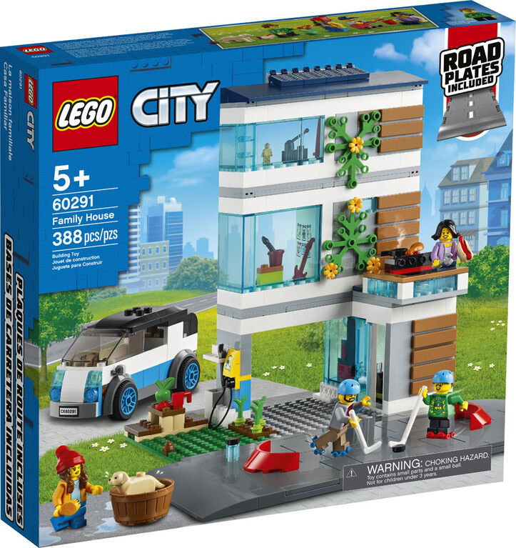 LEGO My City La maison familiale 60291 (388 pièces)