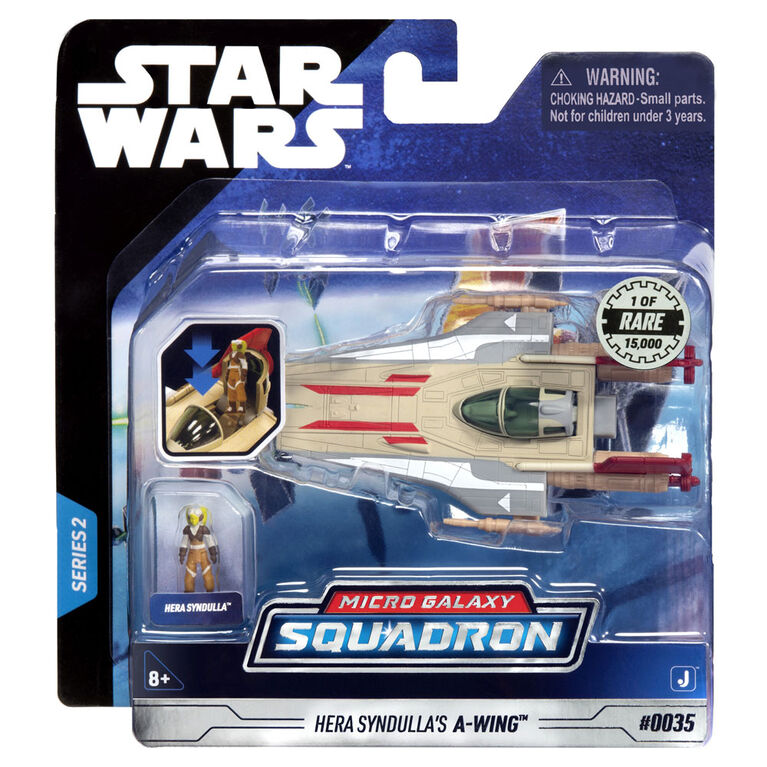 Star Wars Micro Galaxy Squadron 3" Vehicle - Hera Syndulla's A-Wing