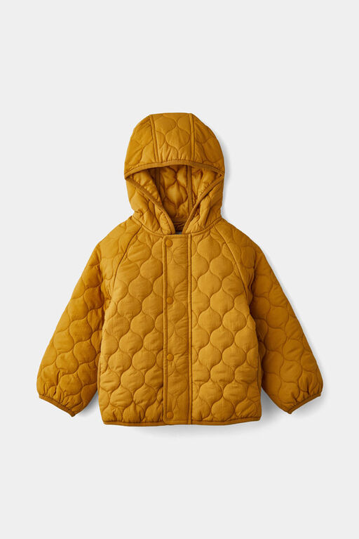 RISE Little Earthling Padded Hoodie Jacket Brown