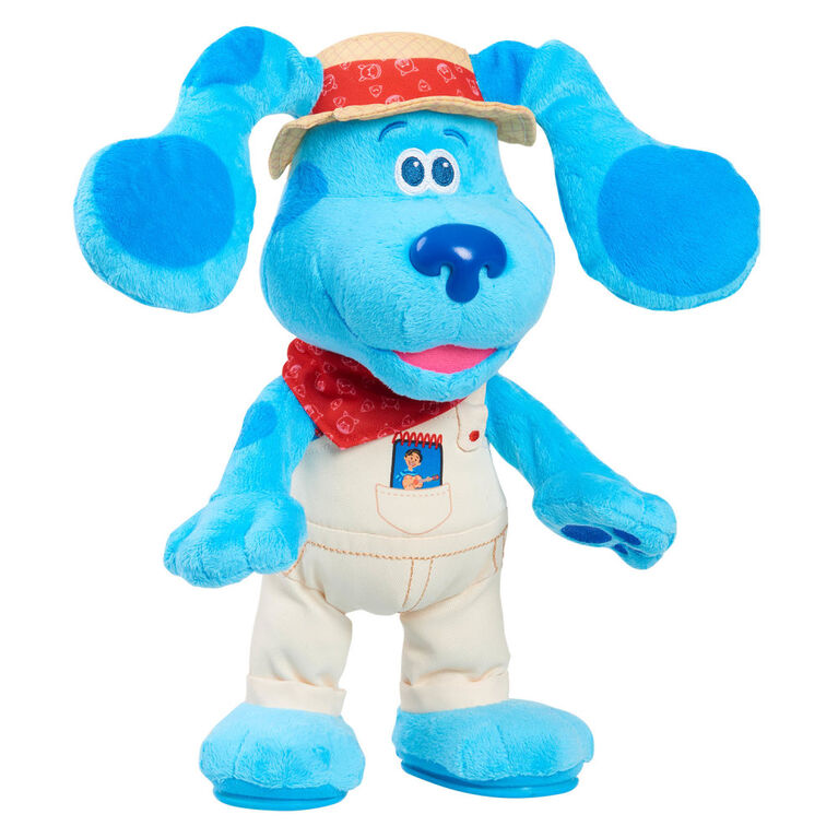 Animal En Peluche Blue's Clues et You! Bingo Blue de 36 cm (14 pouces) avec Sons et mouvements