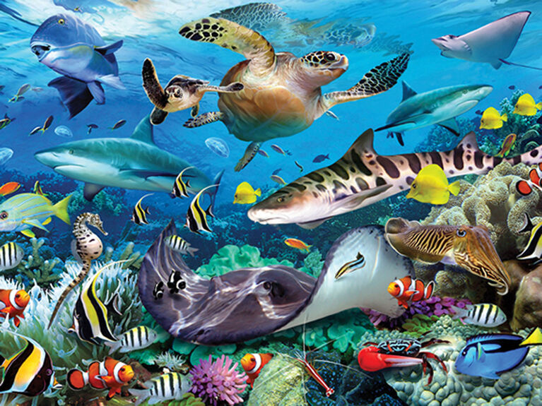 Howard Robinson - Sea Wonders 63 pc Casse-tête Super 3D