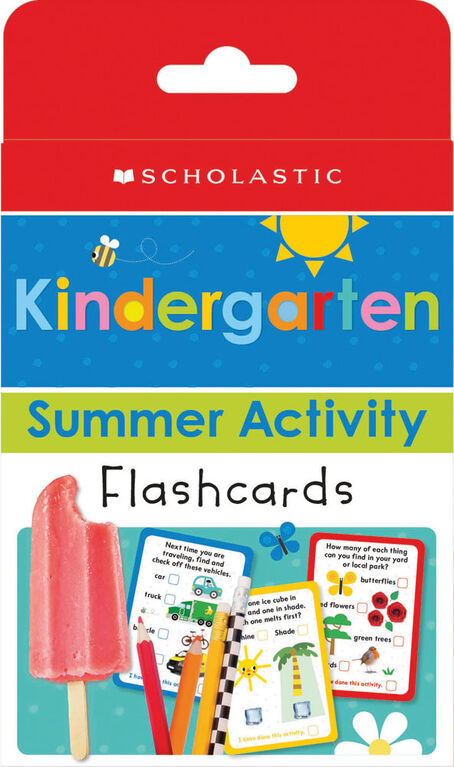 Scholastic - Scholastic Early Learners: Kindergarten Summer Activity Flashcards - Édition anglaise