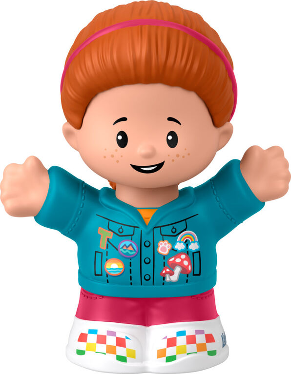 Fisher-Price Little People Girl in Jean Jacket Figure for Toddlers & Preschool Kids